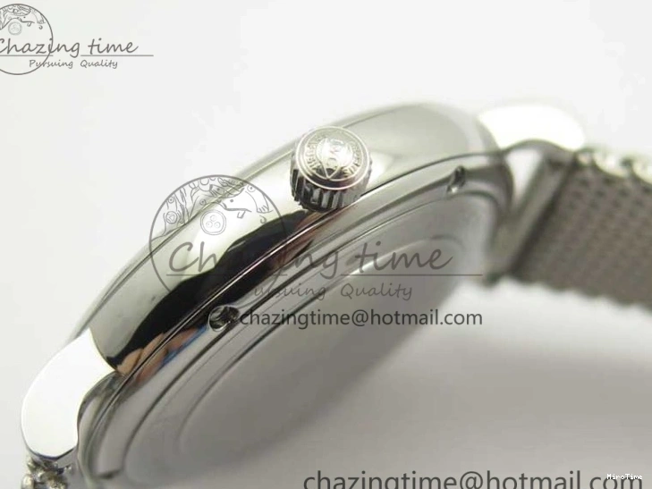 MIROTIME 0111 Breathable Portofino IW356501 SS V3 MK 1:1 Best Edition White Dial Gold Markers On SS Mesh Bracelet MIYOTA 7197